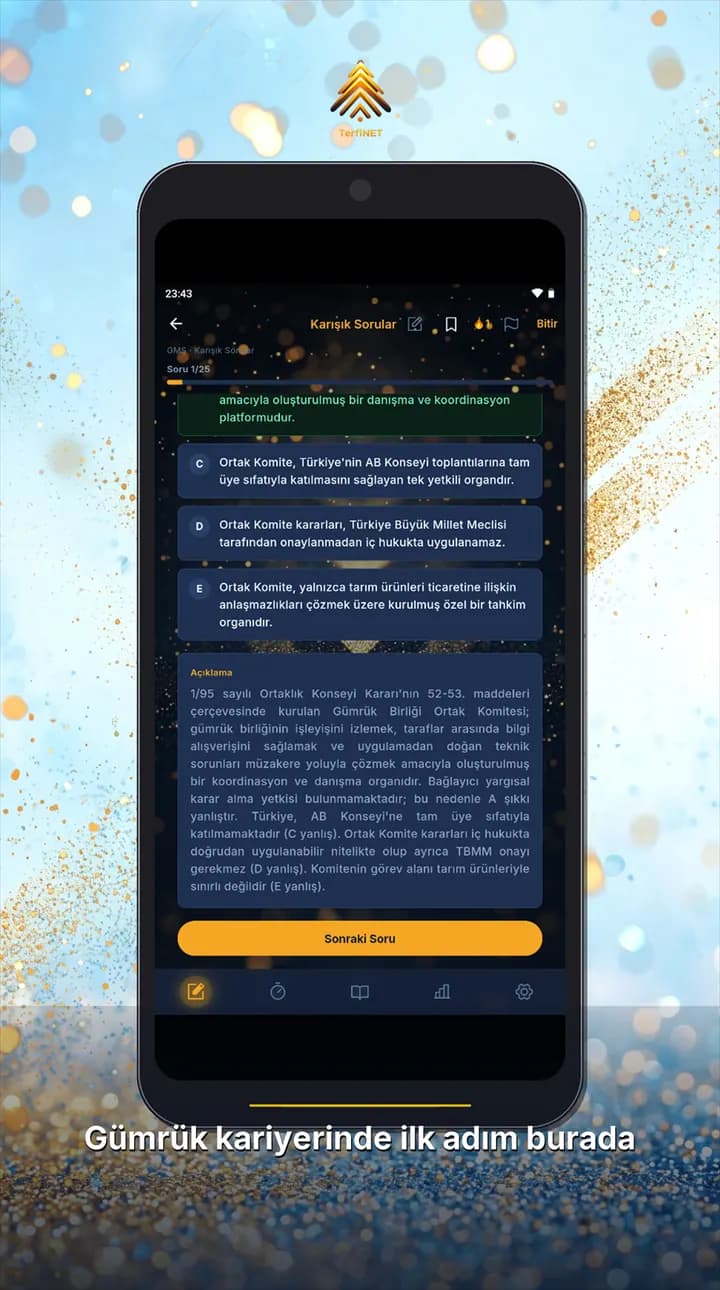 TerfiNET GMS + GMYS + İSG mağaza ekranı 1