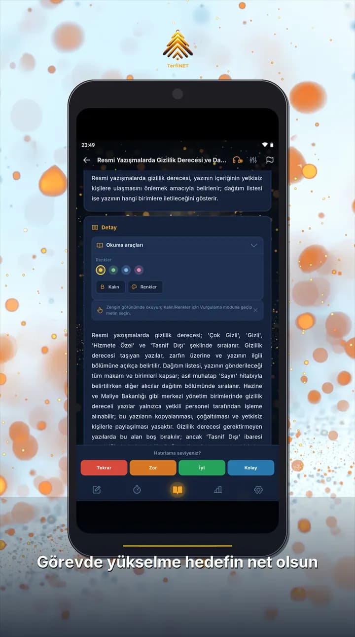 TerfiNET GYS + ÜDS + MEB-EKYS mağaza ekranı 2
