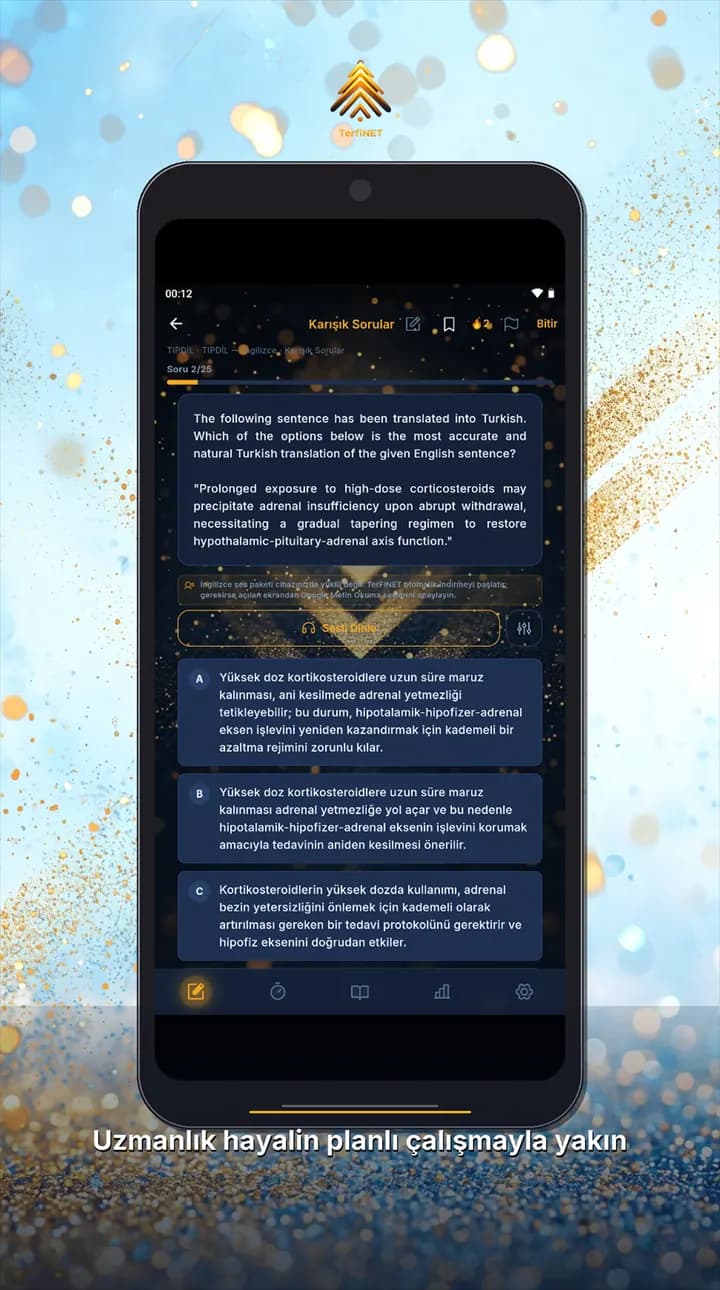 TerfiNET TUS + DUS + YDUS + EUS + TIPDİL mağaza ekranı 1