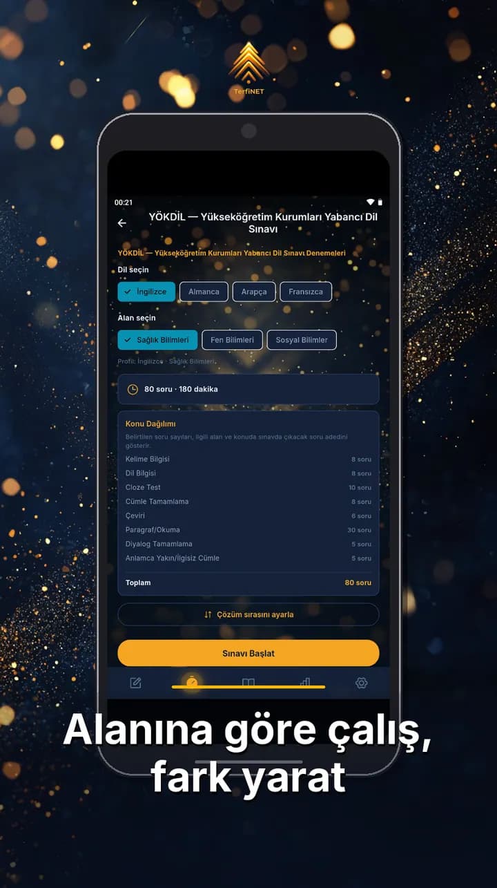 TerfiNET YDS + YÖKDİL mağaza ekranı 4